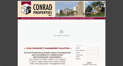 Desktop Screenshot of conradpropertiesinc.com